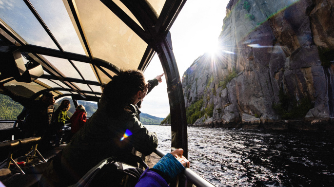 Croisière Fjord avec escale à Tadoussac